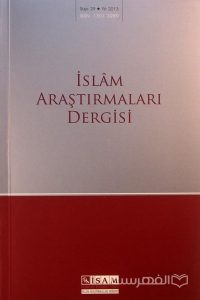 ISLAM ARASTIRMALARI DERGISI, Sayi: 29, Yil: 2013, چاپ ترکیه, (MZ2186)
