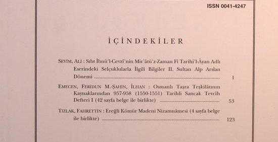 BELGELER, TURK TARIH BELGELERI DERGISI, XIX, 1998, Sayi 23, چاپ ترکیه, (MZ2307)