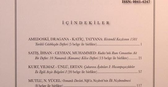 BELGELER, TURK TARIH BELGELERI DERGISI, XXXIII, 2012, Sayi 37, چاپ ترکیه, (MZ2314)
