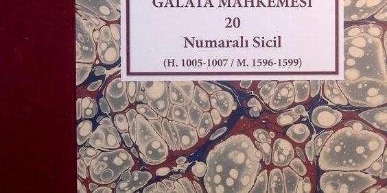 Istanbul Kadi Sicilleri, GALATA MAHKEMESI, 20, Numarali sicil, چاپ ترکیه, (MZ2348)