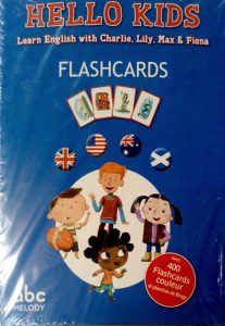 (HELLO KIDS, Learn English with Charlie. Lily. Max & Fiona, FLASHCARDS, (HZ1321P